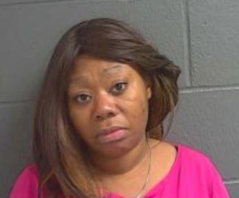 Booking photo of Latasia Cowans.