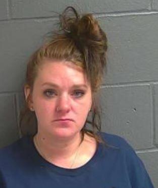 Booking photo of Lauren Conatser.