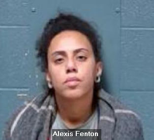 Booking photo of Alexis Fenton.