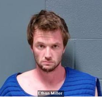Booking photo of Ethan Miller.