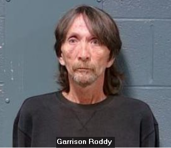 Booking photo of Garrison Roddy.