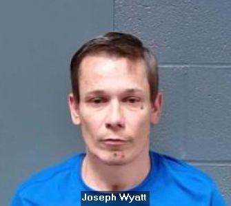 Booking photo of Joseph Wyatt.