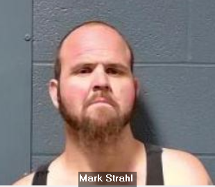 Booking photo of Mark Strahl.
