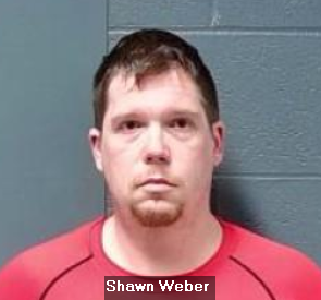 Booking photo of Shawn Weber.