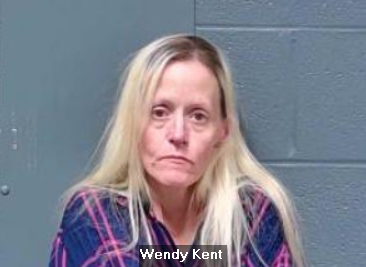 Booking photo of Wendy Kent.